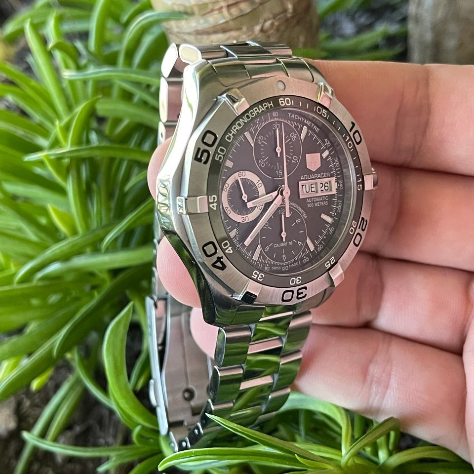 IMG_9081 TAG Heuer Aquaracer Mens watch Unisex Steel CAF5011 Replica 6