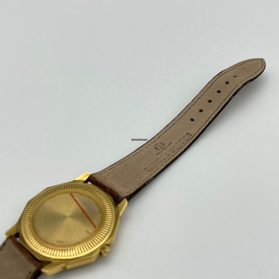 IMG_9081 Baume & Mercier Mens watch Unisex Quartz Yellow gold 87312 Replica 6