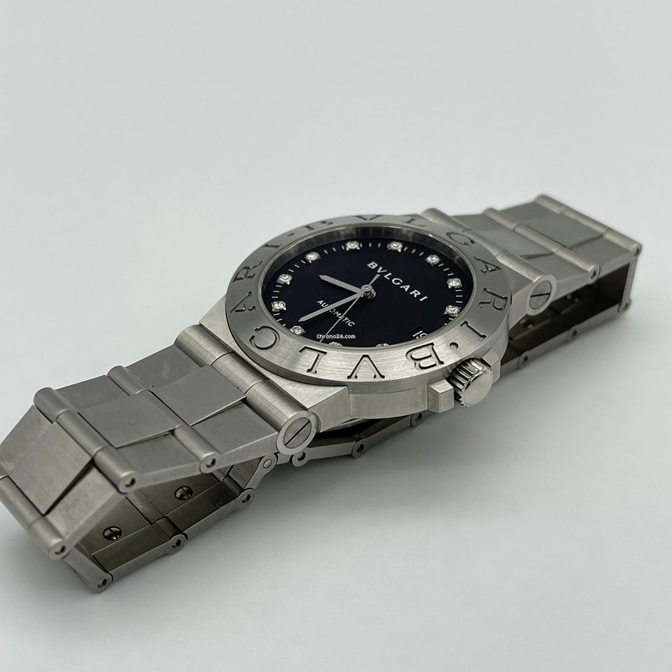 IMG_9081 Bulgari Diagono Mens watch Unisex Automatic Steel LCV 35 S Replica 6
