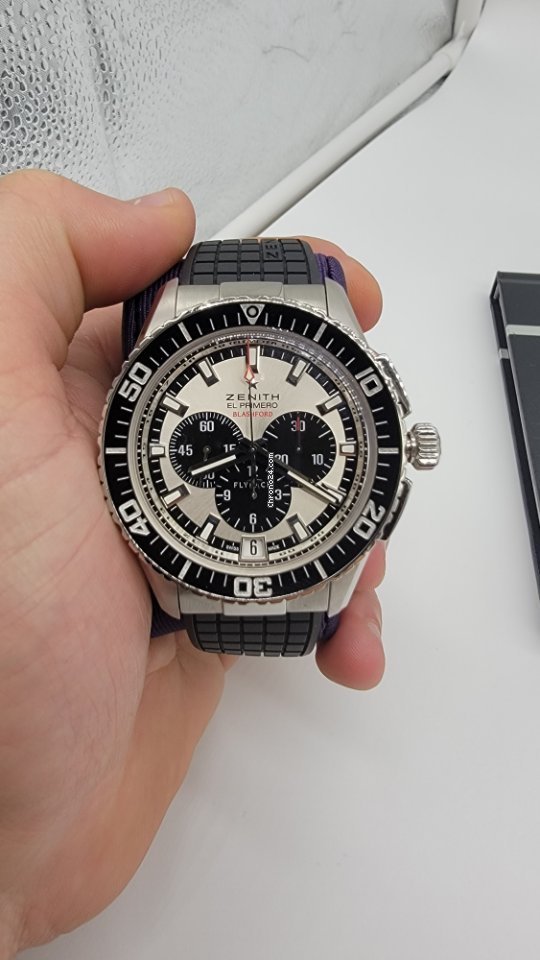 IMG_9081 Zenith El Primero Stratos Flyback Mens watch Unisex Automatic 03.2062.405 Replica 6