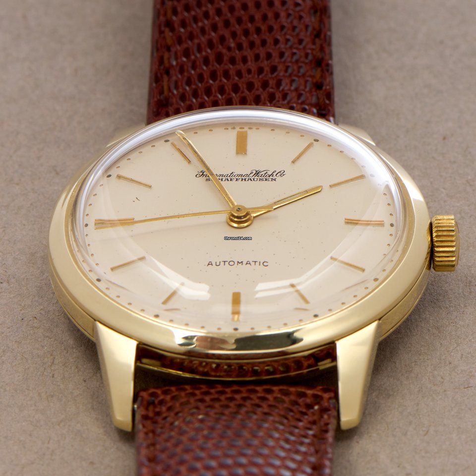 IWC Mens watch Unisex Automatic Yellow gold 809 Replica 6