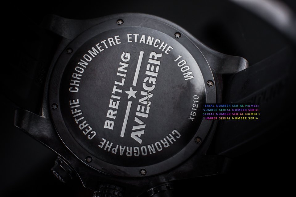 IMG_9081 Breitling Avenger Hurricane Mens watch Unisex Automatic XB1210 Replica 6