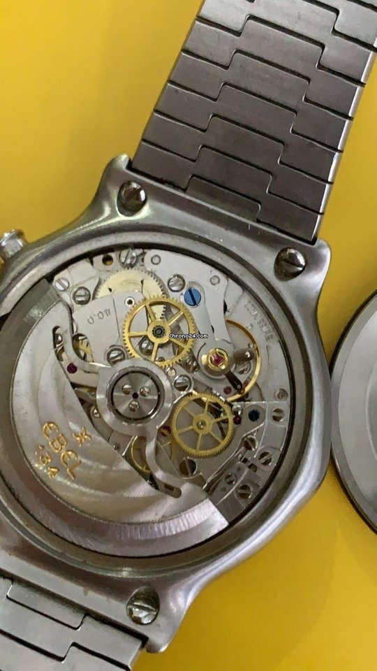 IMG_9081 Ebel 1911 Mens watch Unisex Automatic Gold Steel 1134901 Replica 6