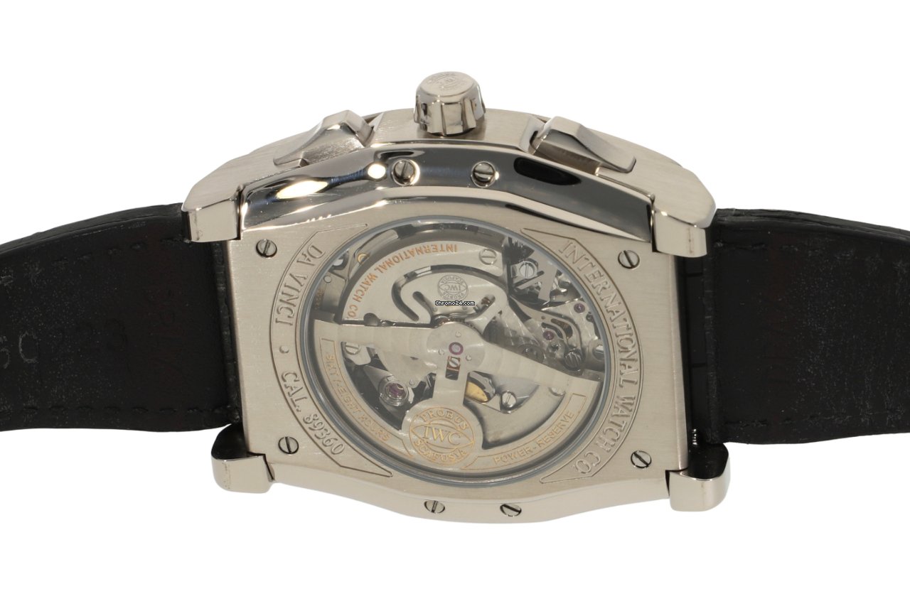 IMG_9081 IWC Da Vinci Chronograph Mens watch Unisex Automatic White gold IW3764 Replica 6