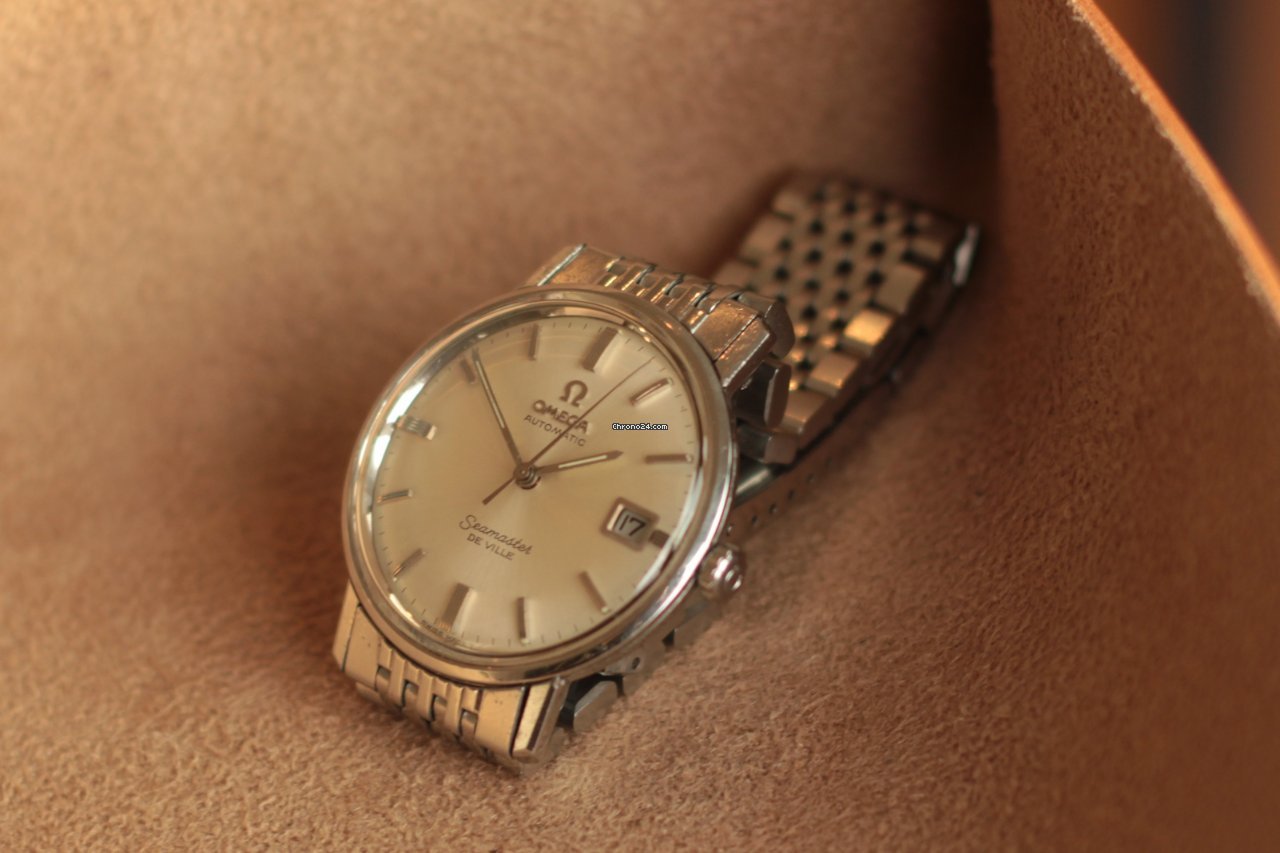 Omega Seamaster DeVille Mens watch Unisex Automatic Steel 166.020 Vintage Omega Seamaster Replica 6