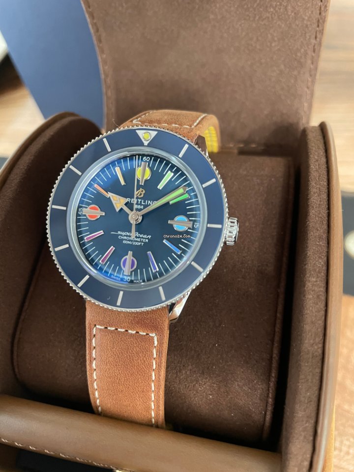 IMG_9081 Breitling Superocean Heritage Mens watch Unisex Automatic Steel A103702A1C1X2 Replica 6