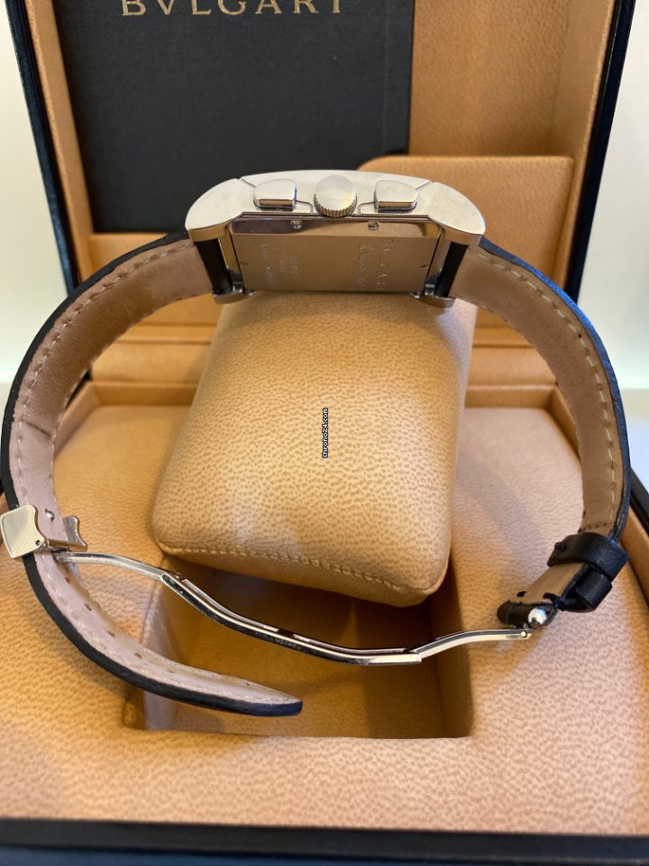 IMG_9081 Bulgari Rettangolo Mens watch Unisex Quartz Steel RTC49BRSVD Replica 6