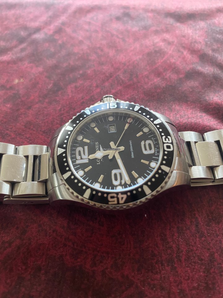 IMG_9081 Longines HydroConquest Mens watch Unisex Quartz Steel L3.640.4.56.6 Replica 6