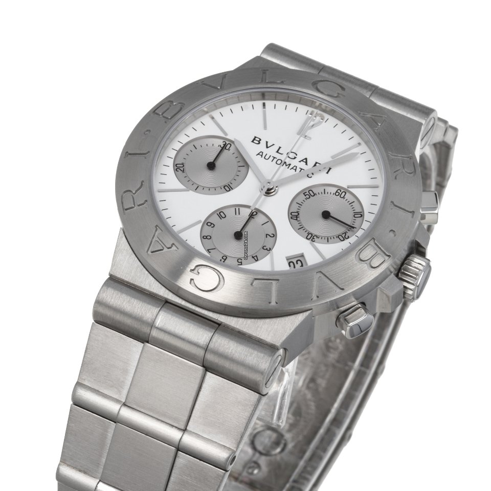 IMG_9081 Bulgari Diagono Mens watch Unisex Automatic Steel W DG35 Replica 6