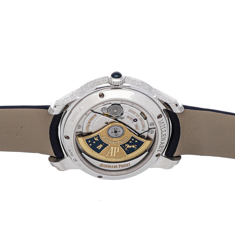 IMG_9081 Audemars Piguet Millenary Womens watch Automatic White gold 77266BC.GG.A326CR.01 Replica 6