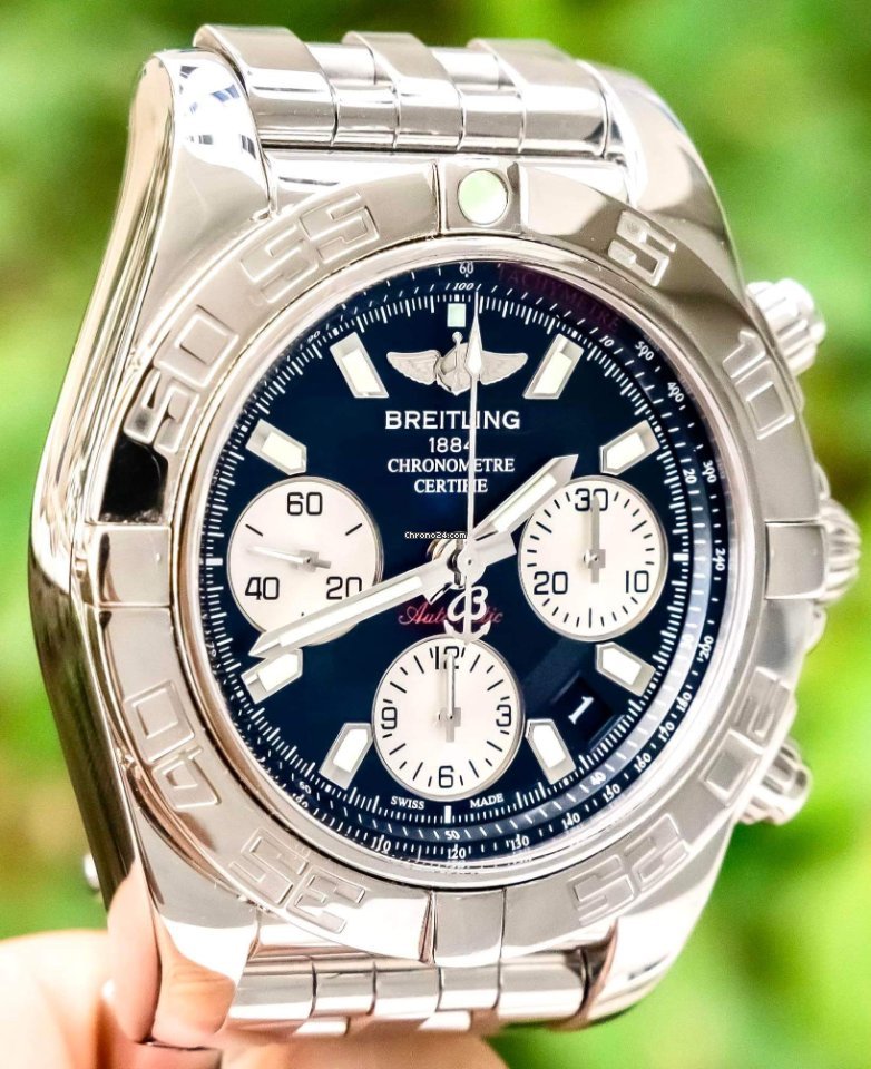 IMG_9081 Breitling Chronomat 41 Mens watch Unisex Automatic Steel AB014012 BA52 Replica 6