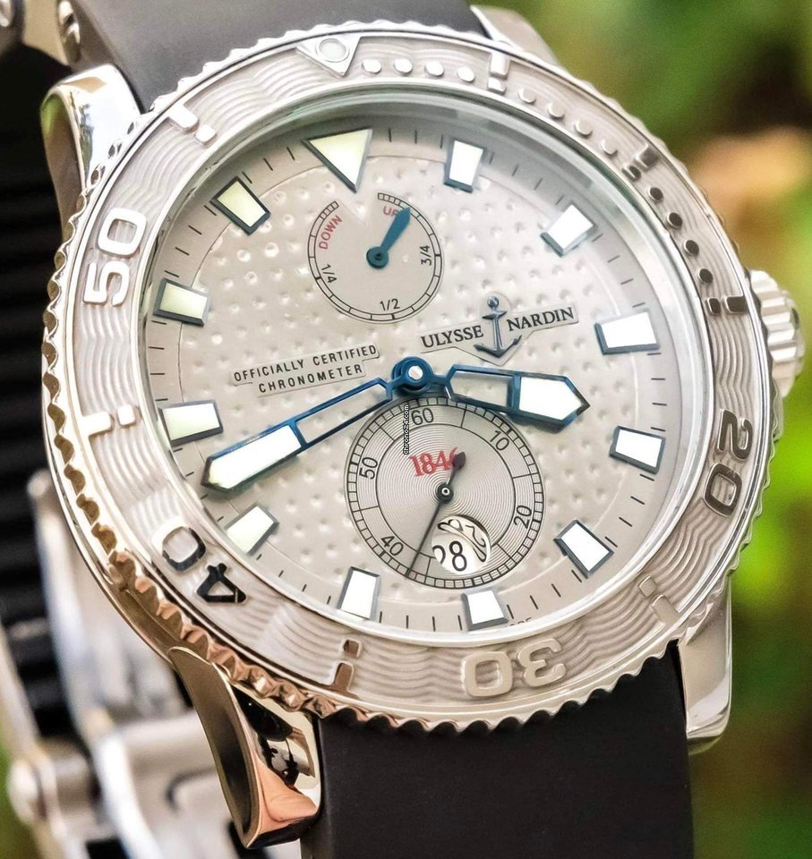 Ulysse Nardin Maxi Marine Diver Mens watch Unisex Automatic Steel 263-33-3 92 Replica 6