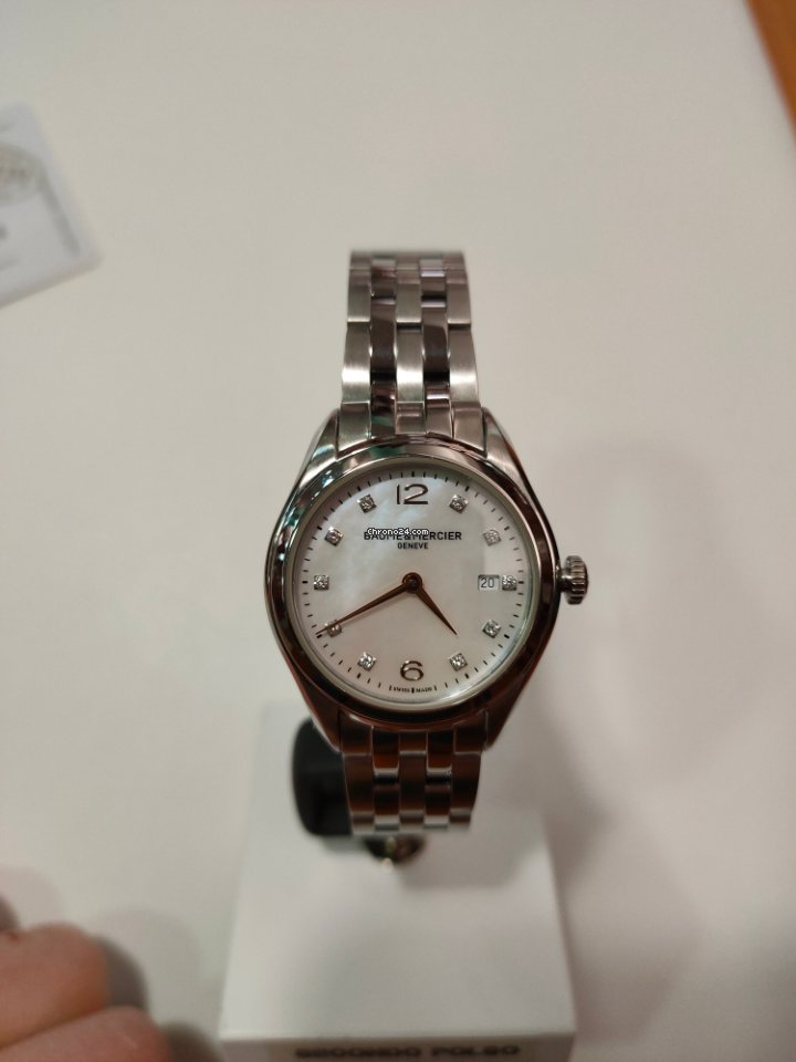 IMG_9081 Baume & Mercier Clifton Womens watch Quartz Steel M0A10176 Replica 6