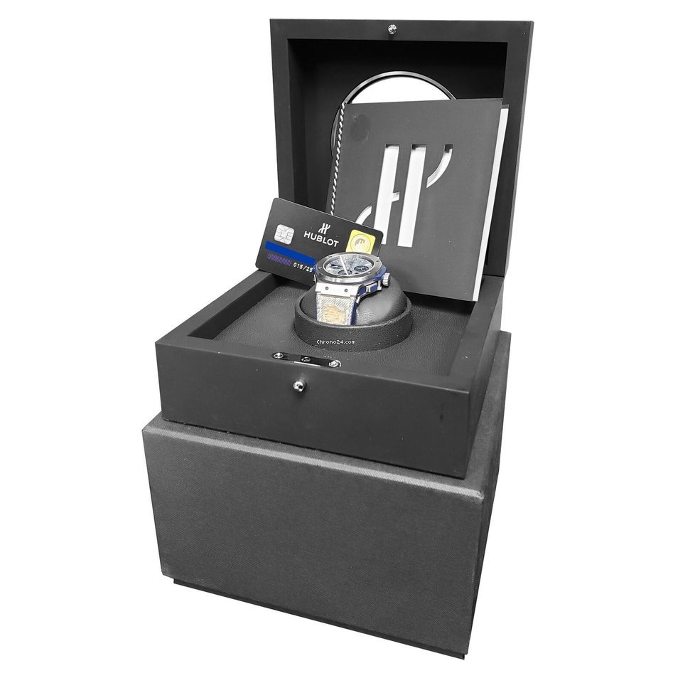 IMG_9081 Hublot Big Bang Jeans Mens watch Unisex Automatic Steel 301.SL.2770.NR.JEANS Replica 6