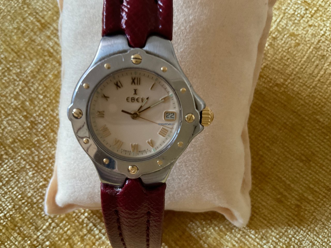 Ebel Sportwave Womens watch Quartz Gold Steel 6087621 Replica 6