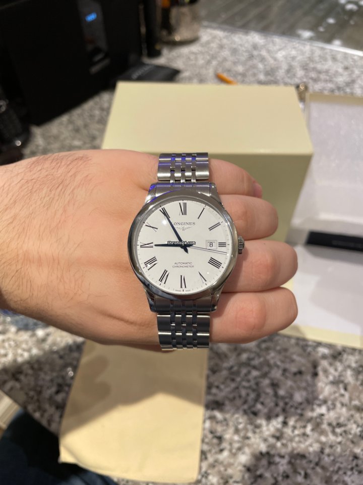 Longines Record Mens watch Unisex Automatic Steel L2.821.4.11.6 Replica 6