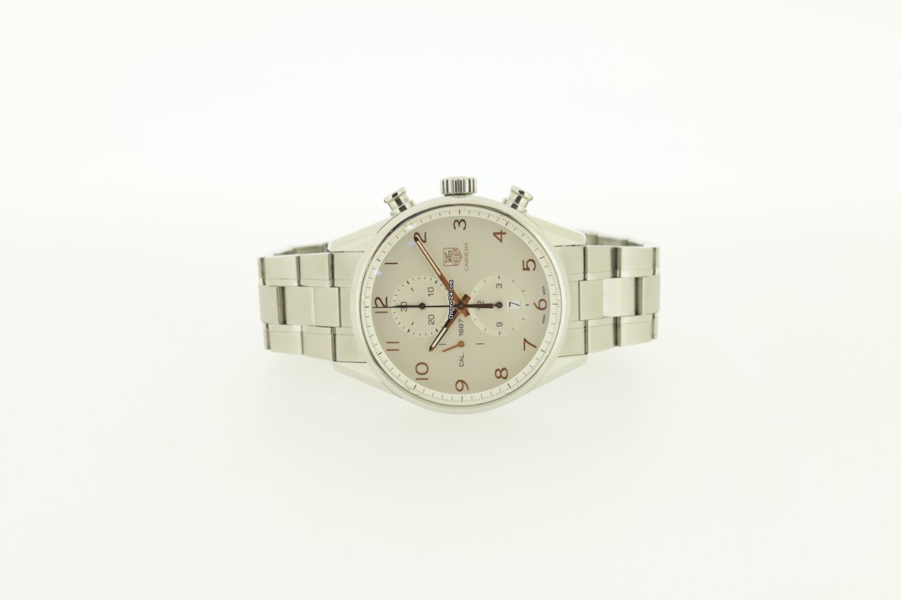 IMG_9081 TAG Heuer Carrera Calibre 1887 Mens watch Unisex Automatic Steel CAR2012.BA0799 Replica 6