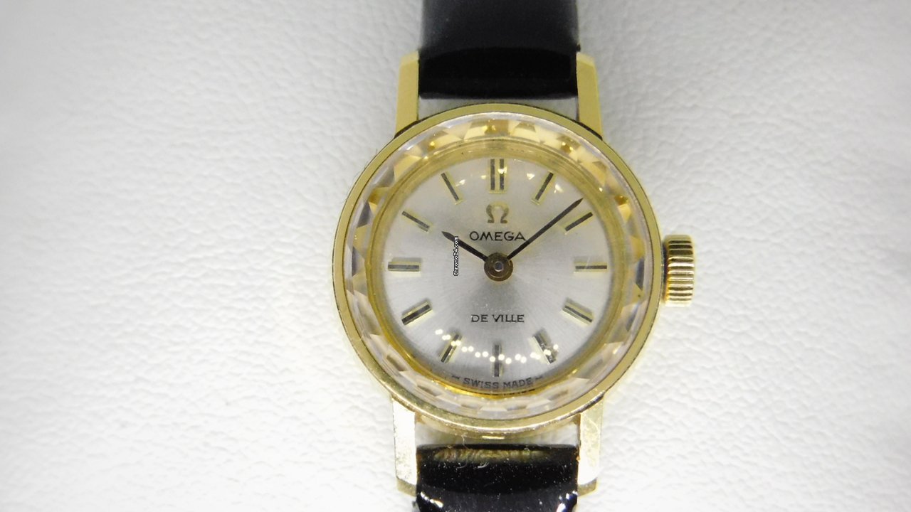Omega De Ville Womens watch Manual winding Yellow gold 511.227 511227 vintage watch DeVille cal 483 Replica 6
