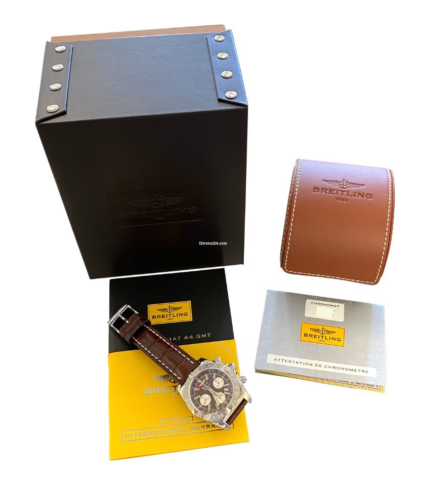 Breitling Chronomat 44 GMT Mens watch Unisex Automatic Steel AB042011 Q589 Replica 6