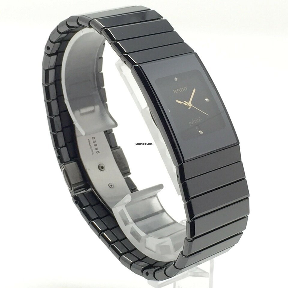 IMG_9081 Rado Ceramica Mens watch Unisex Quartz Ceramic 205.0295.3 Replica 6