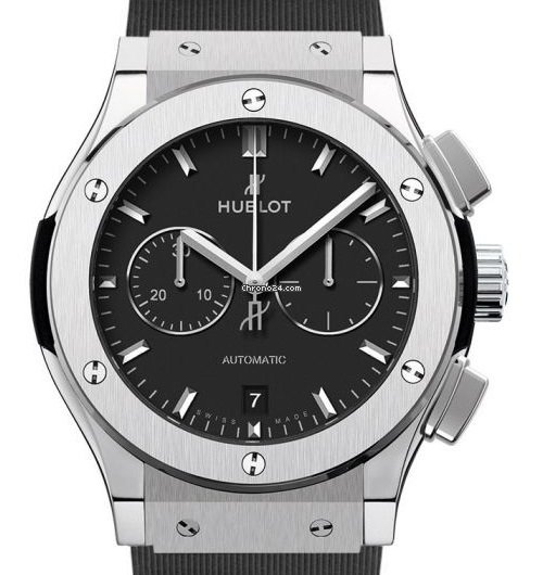 IMG_9081 Hublot Classic Fusion Chronograph Mens watch Unisex Automatic Titanium 541.NX.1171.RX Replica 6
