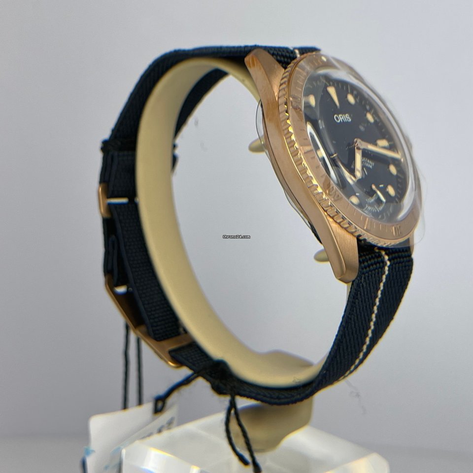 IMG_9081 Oris Carl Brashear Mens watch Unisex Automatic Bronze 01 401 7764 3185-Set Replica 6