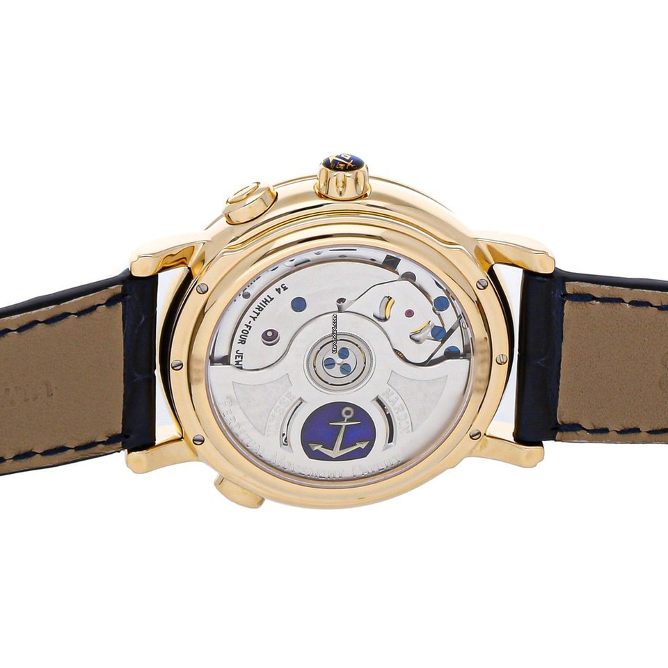 IMG_9081 Ulysse Nardin GMT + - Perpetual Mens watch Unisex Automatic Rose gold 326-22 Replica 6