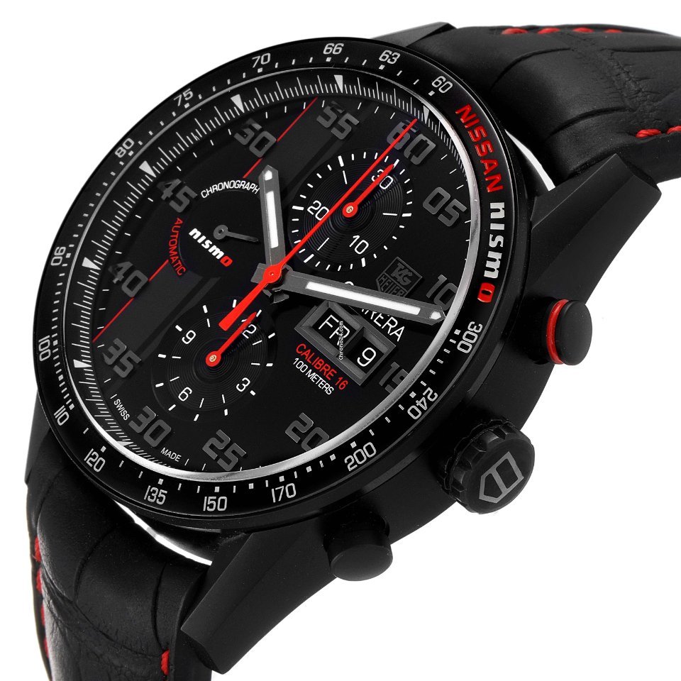 TAG Heuer Carrera Calibre 16 Mens watch Unisex Automatic Titanium CV2A82.FC6237 Replica 6