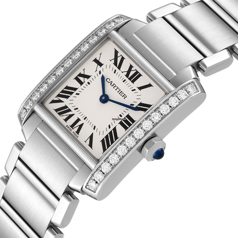 IMG_9081 Cartier Tank Francaise Womens watch Quartz W4TA0009 Replica 6