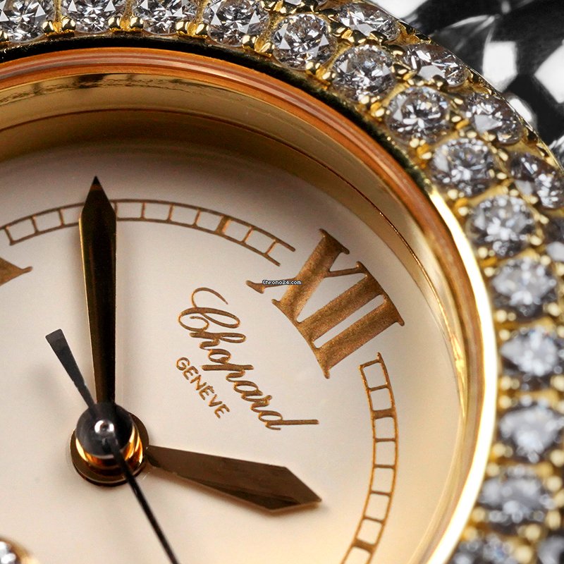 IMG_9081 Chopard Happy Sport Womens watch Gold Steel 27 8274-23 Replica 6