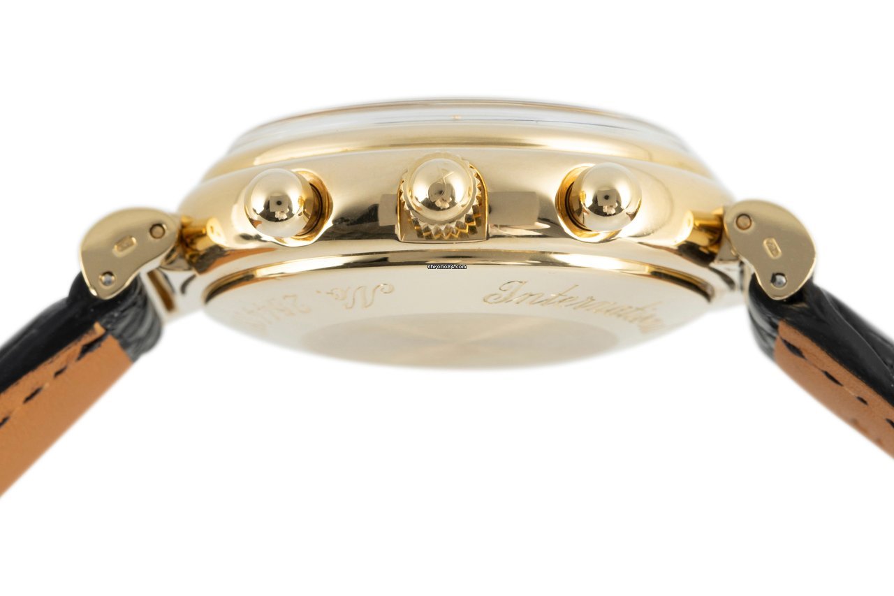 IMG_9081 IWC Da Vinci Perpetual Calendar Mens watch Unisex Automatic Yellow gold 3750 Replica 6