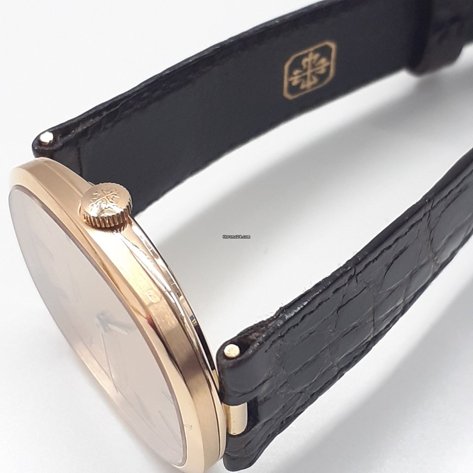 IMG_9081 Patek Philippe Golden Ellipse Mens watch Unisex Manual winding Yellow gold 5206 Replica 6