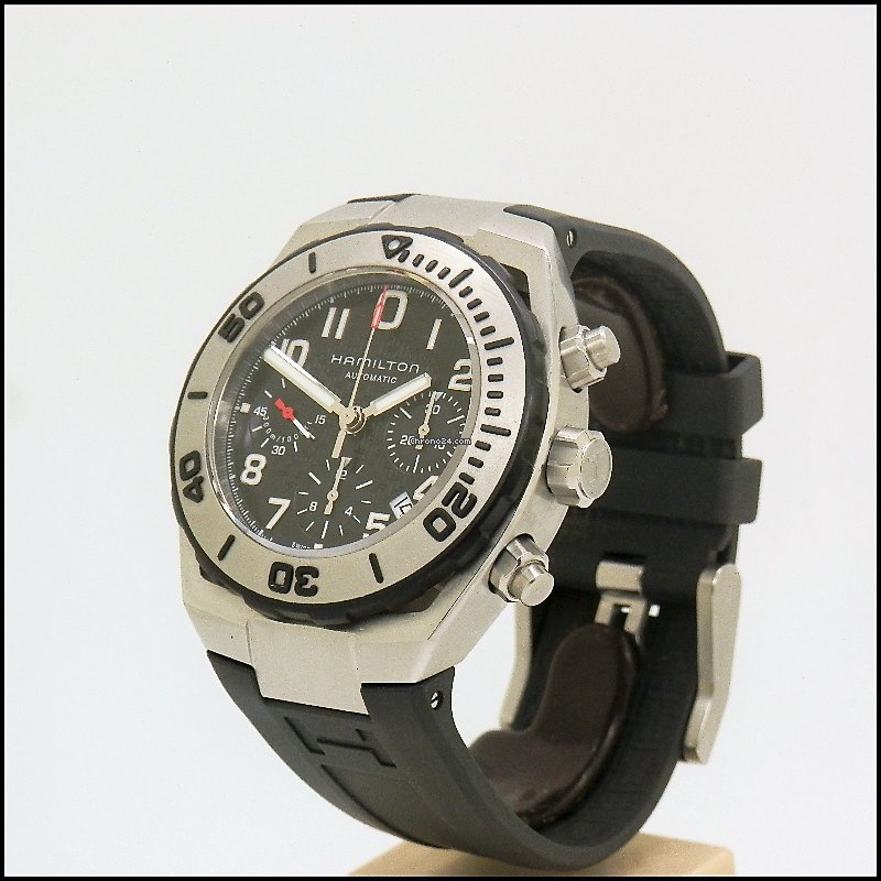 Hamilton Khaki Navy Sub Mens watch Unisex Automatic Steel H78716333 Replica 6