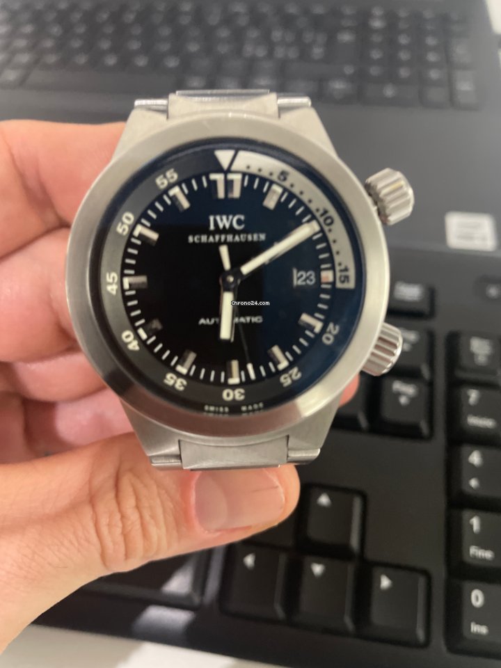 IMG_9081 IWC Aquatimer Automatic 2000 Mens watch Unisex Automatic Steel IW3538 Replica 6