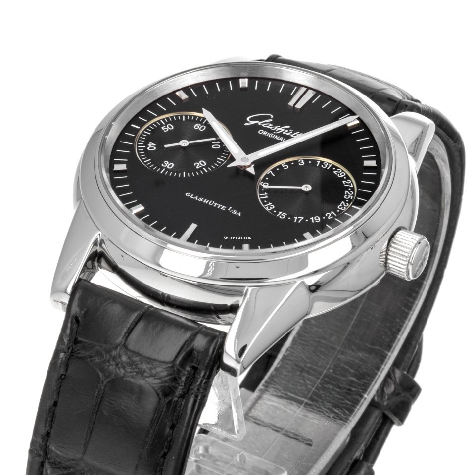 Glashutte Original Senator Hand Date Mens watch Unisex Automatic Steel 39-58-01-02-04 Replica 6