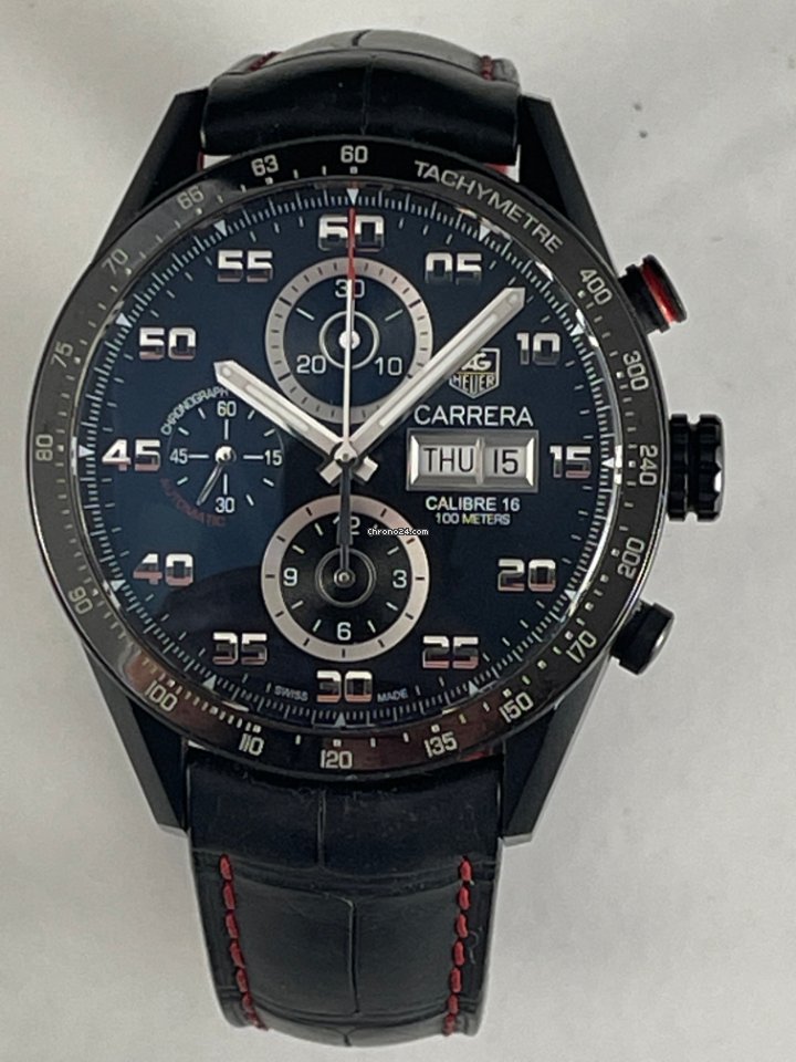IMG_9081 TAG Heuer Carrera Calibre 16 Mens watch Unisex Automatic Titanium CV2A81.FC6237 Replica 6