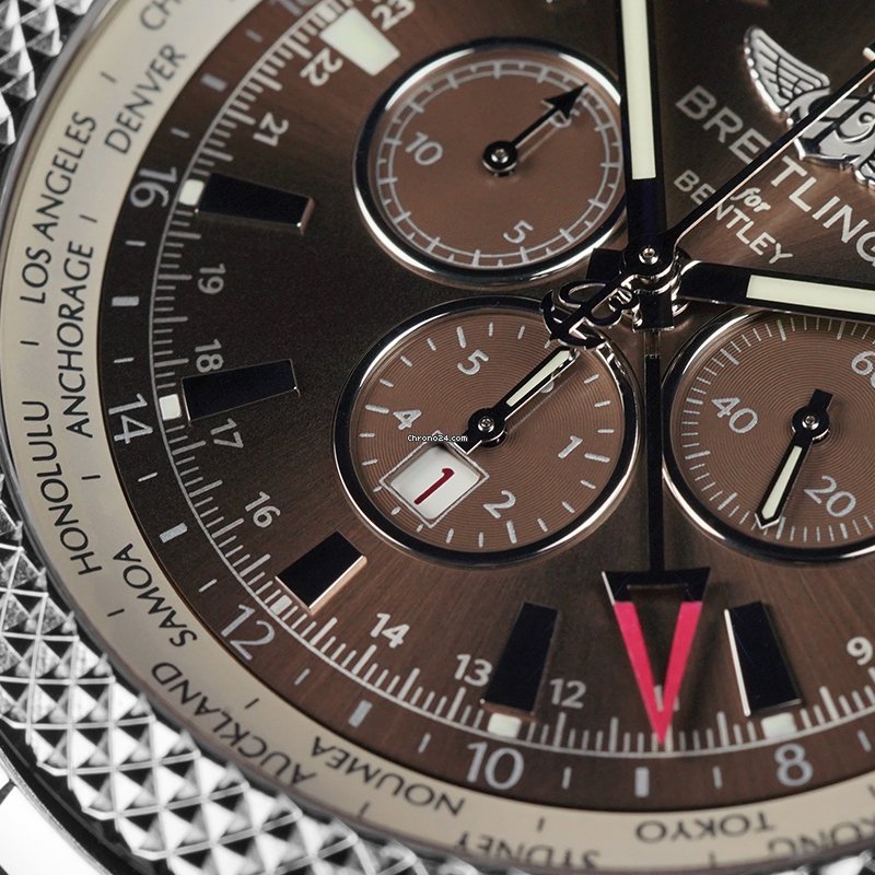 Breitling Bentley GMT Mens watch Unisex Steel A4736212 Replica 6