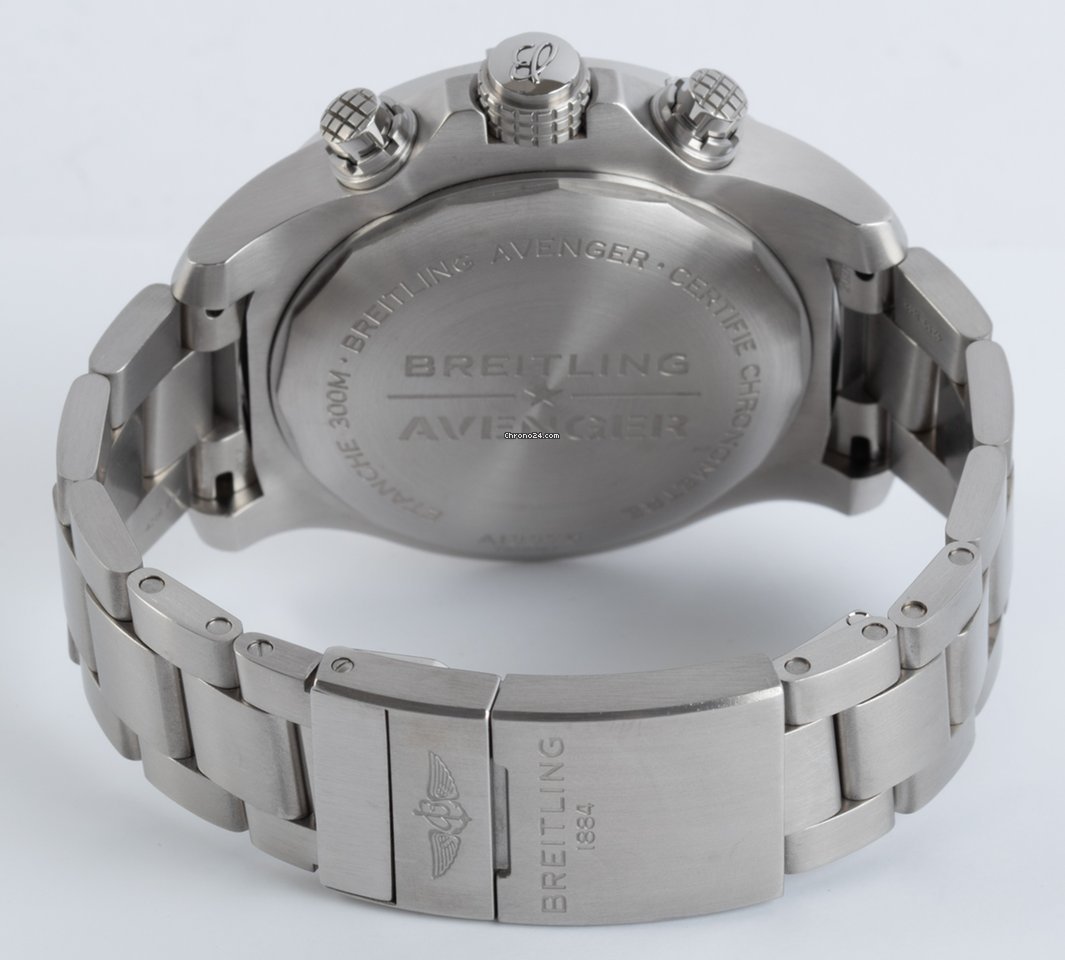 Breitling Super Avenger Mens watch Unisex Automatic Steel A13375101B1A1 Replica 6