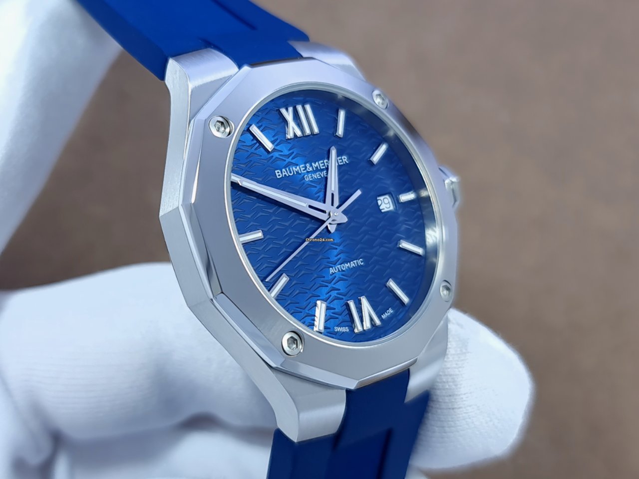 Baume & Mercier Riviera Mens watch Unisex Automatic Steel M0A10619 Replica 6
