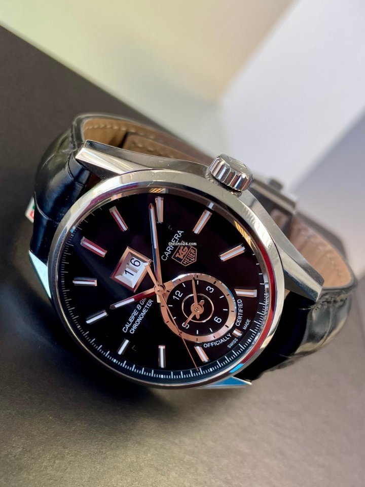 IMG_9081 TAG Heuer Carrera Calibre 8 Mens watch Unisex Automatic Steel WAR5010.FC6266 Replica 6
