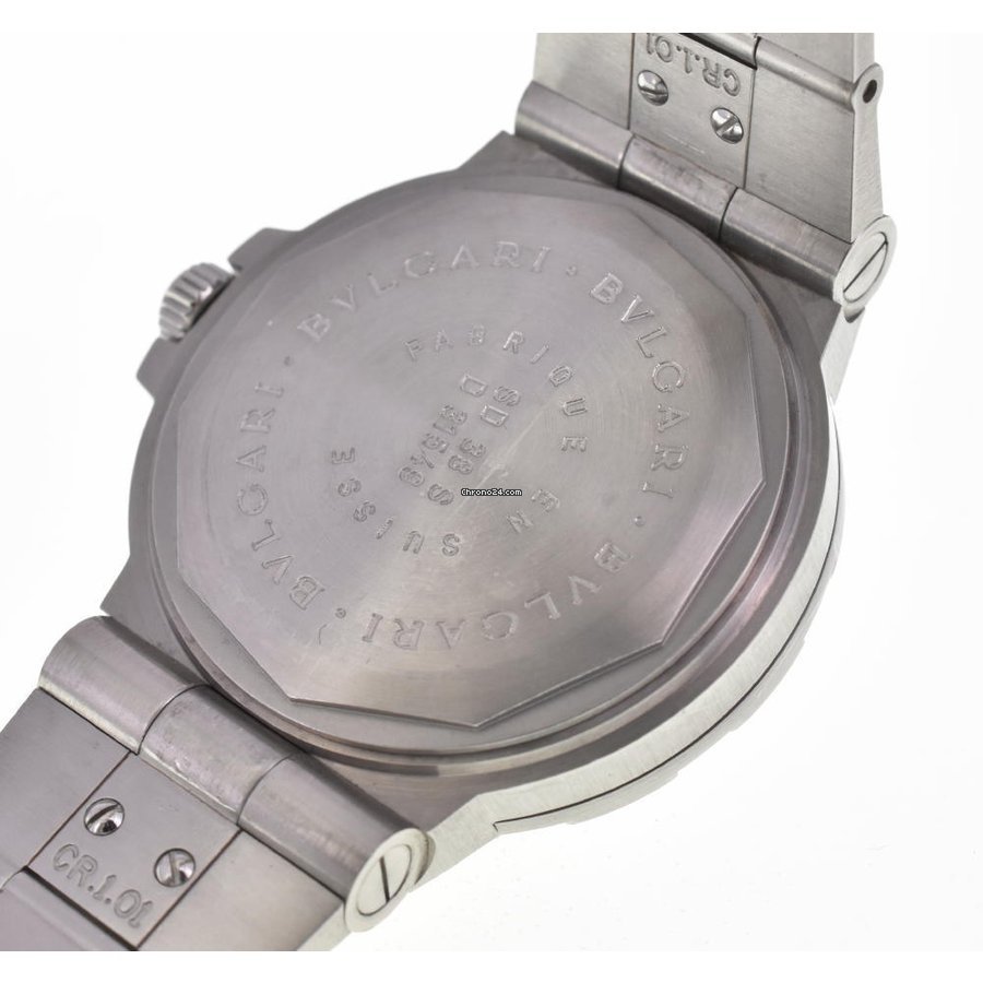 Bulgari Diagono Mens watch Unisex Automatic Steel SD38S Replica 6