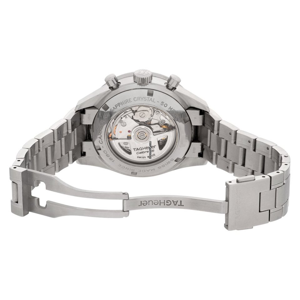 IMG_9081 TAG Heuer Carrera Calibre 16 Mens watch Unisex Automatic Steel CV2016 Replica 6