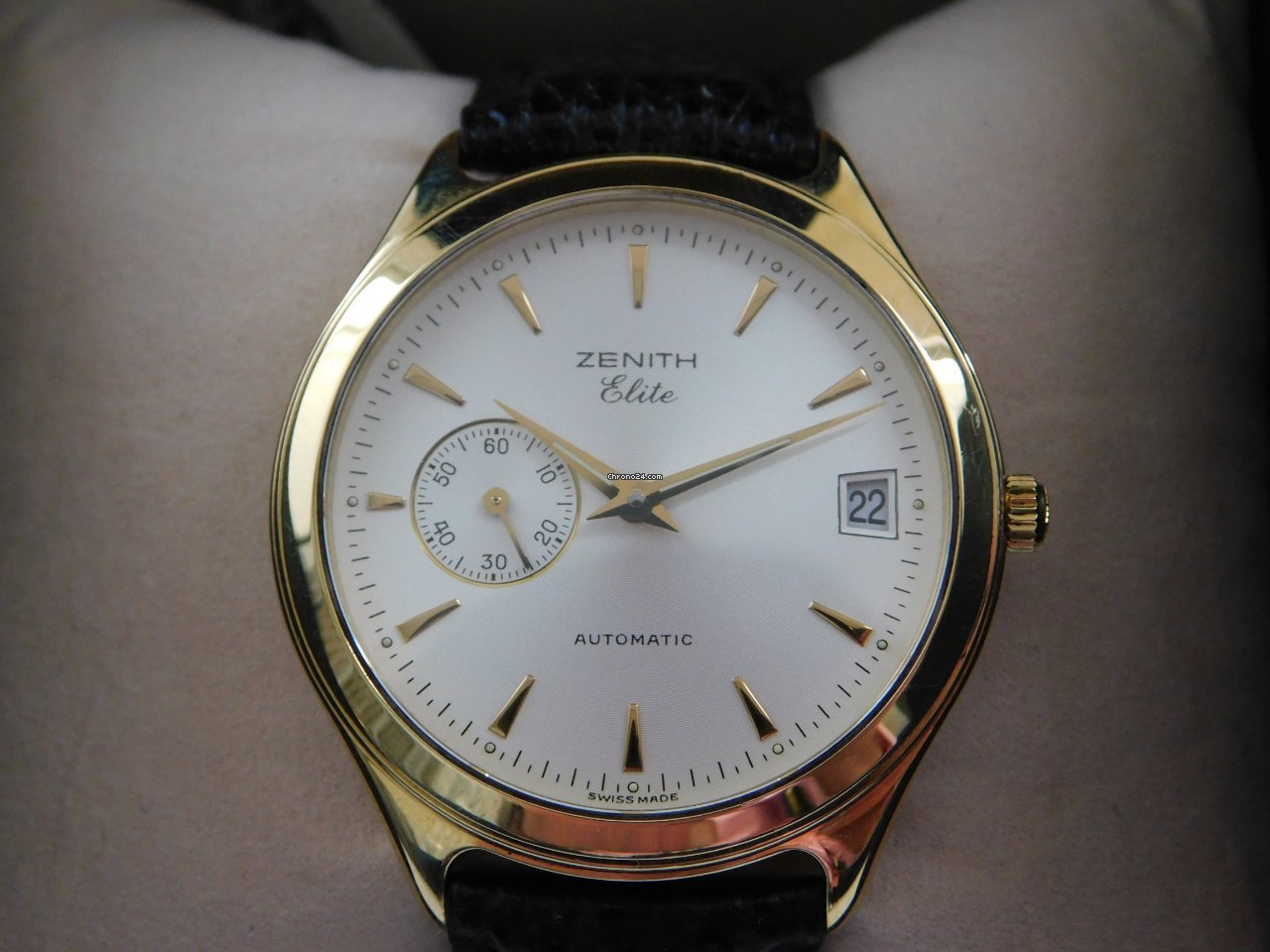 Zenith Elite Mens watch Unisex Automatic Yellow gold 30 0040 680 Replica 6