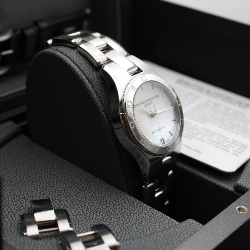 IMG_9081 Baume & Mercier Linea Womens watch Automatic Steel M0A10035 Replica 6