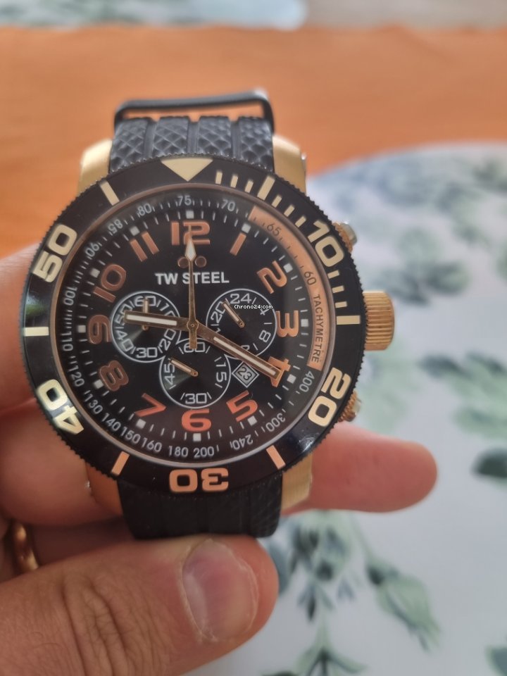 IMG_9081 TW Steel Mens watch Unisex Quartz Rose gold TW92 Replica 6