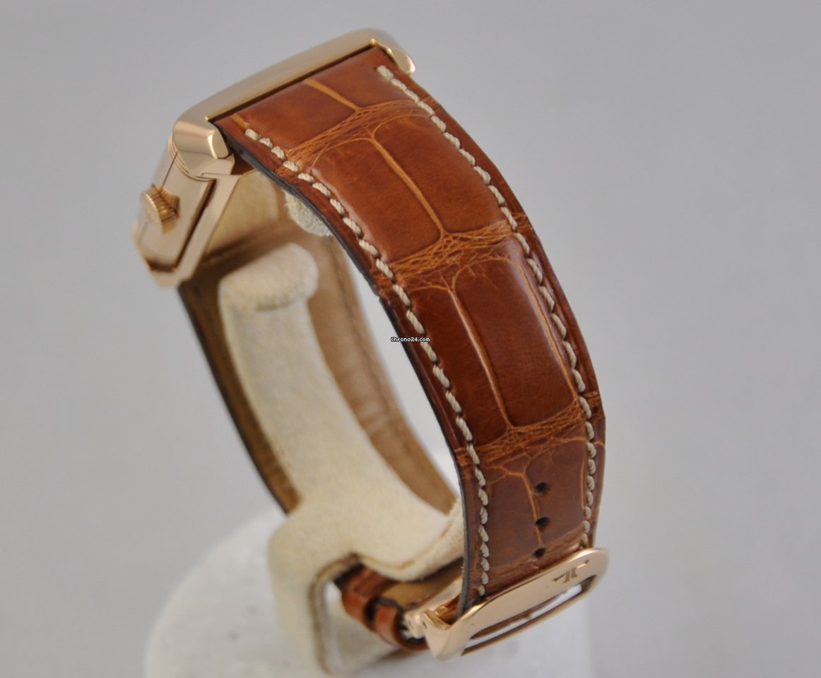 IMG_9081 Jaeger-LeCoultre Reverso Mens watch Unisex Manual winding Rose gold 270.2.63 Replica 6