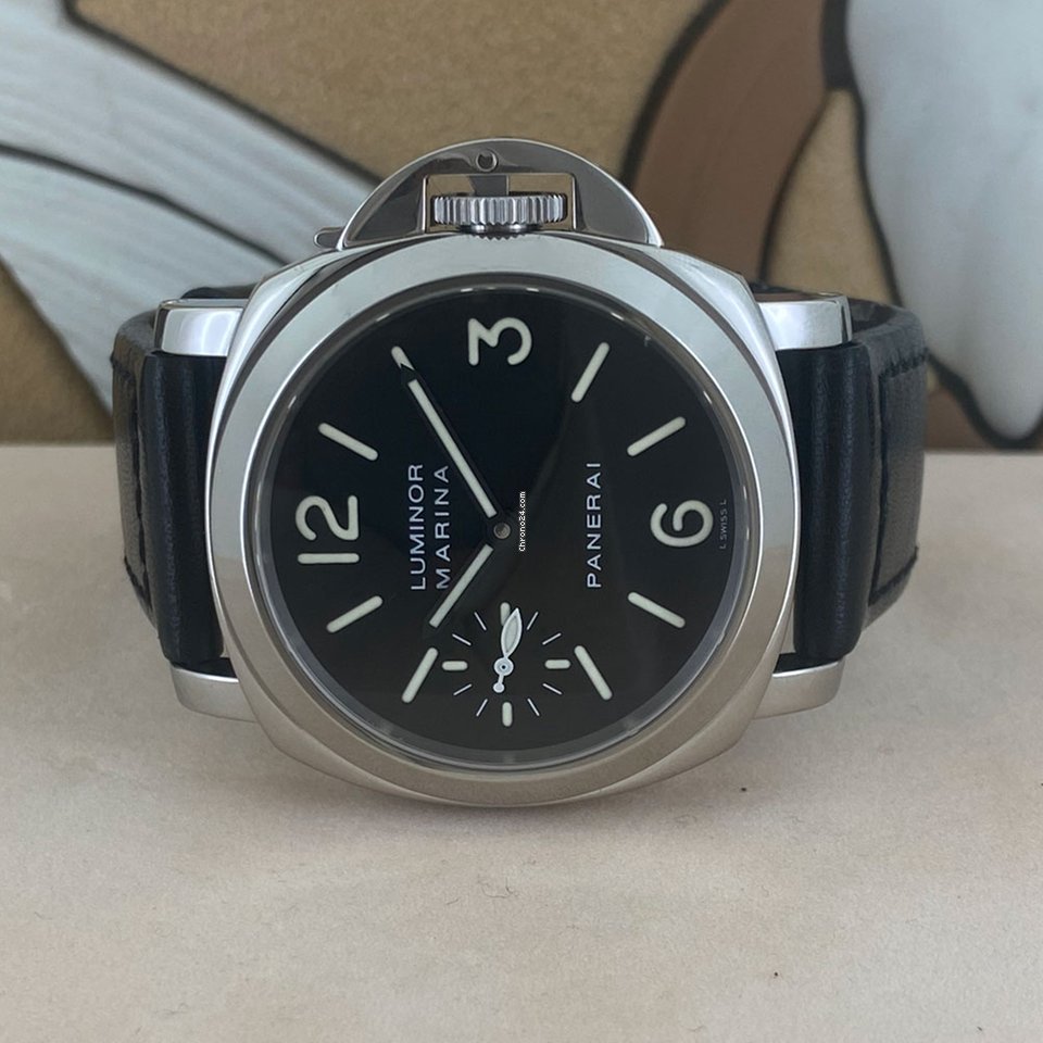 IMG_9081 Panerai Luminor Marina Manual winding Steel PAM00001 Replica 6