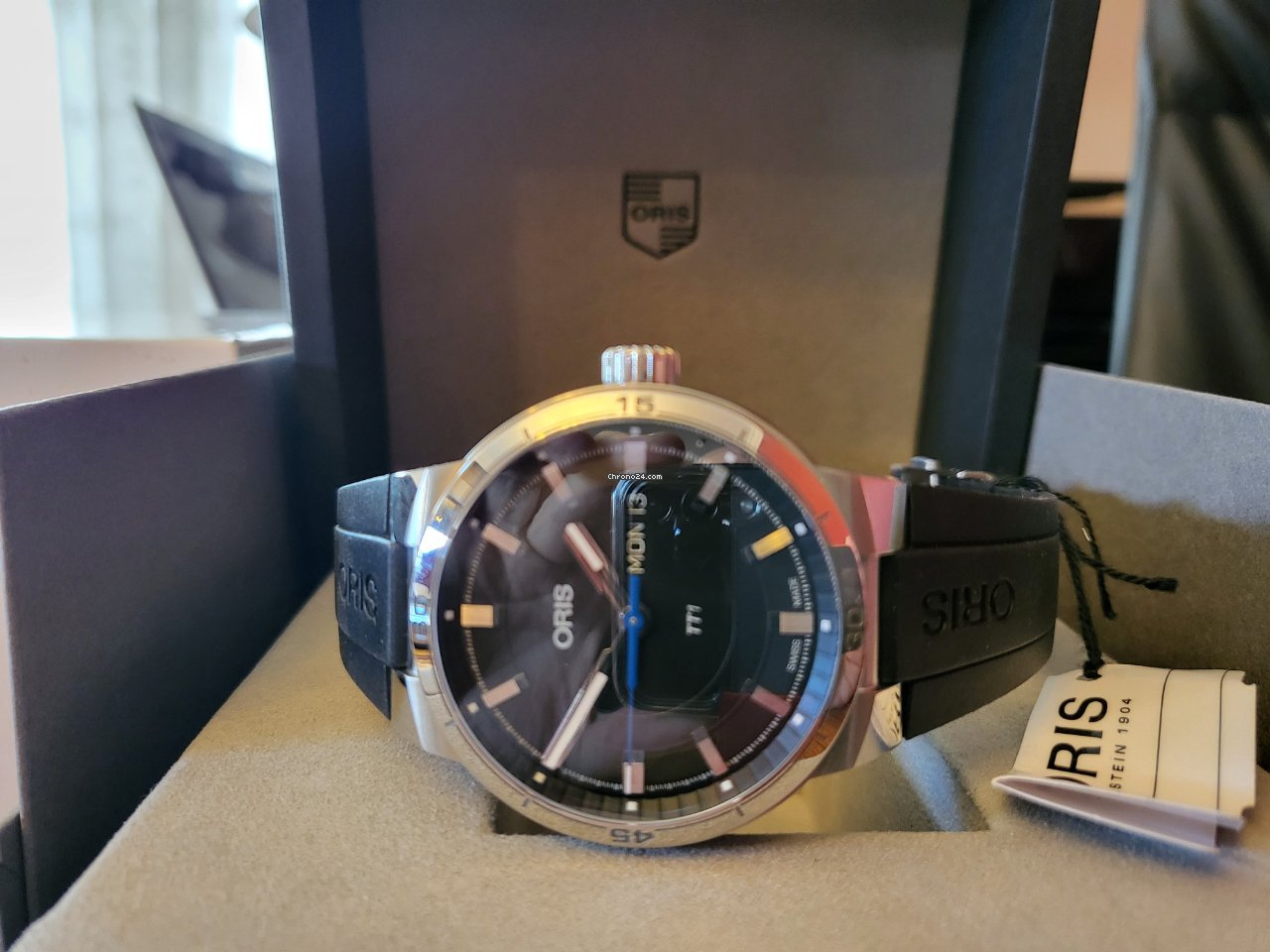 IMG_9081 Oris Williams F1 Mens watch Unisex Automatic Steel 01 735 7740 4154-07 4 24 54FC Replica 6