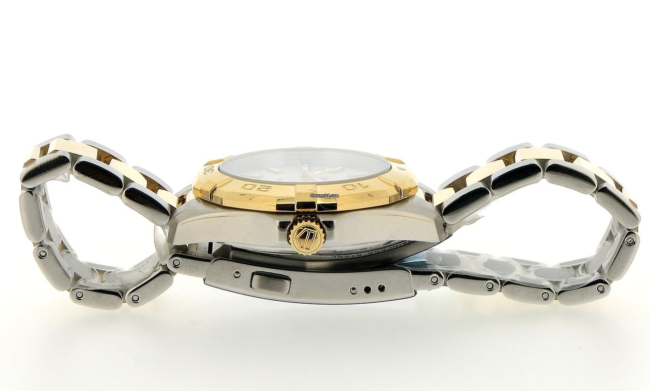 IMG_9081 TAG Heuer Aquaracer Lady Womens watch Quartz Gold Steel WBD1320.BB0320 Replica 6