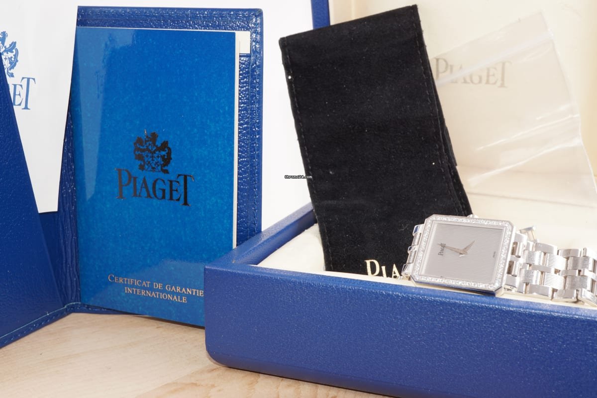 IMG_9081 Piaget Protocole Mens watch Unisex Quartz White gold 50155 Replica 6